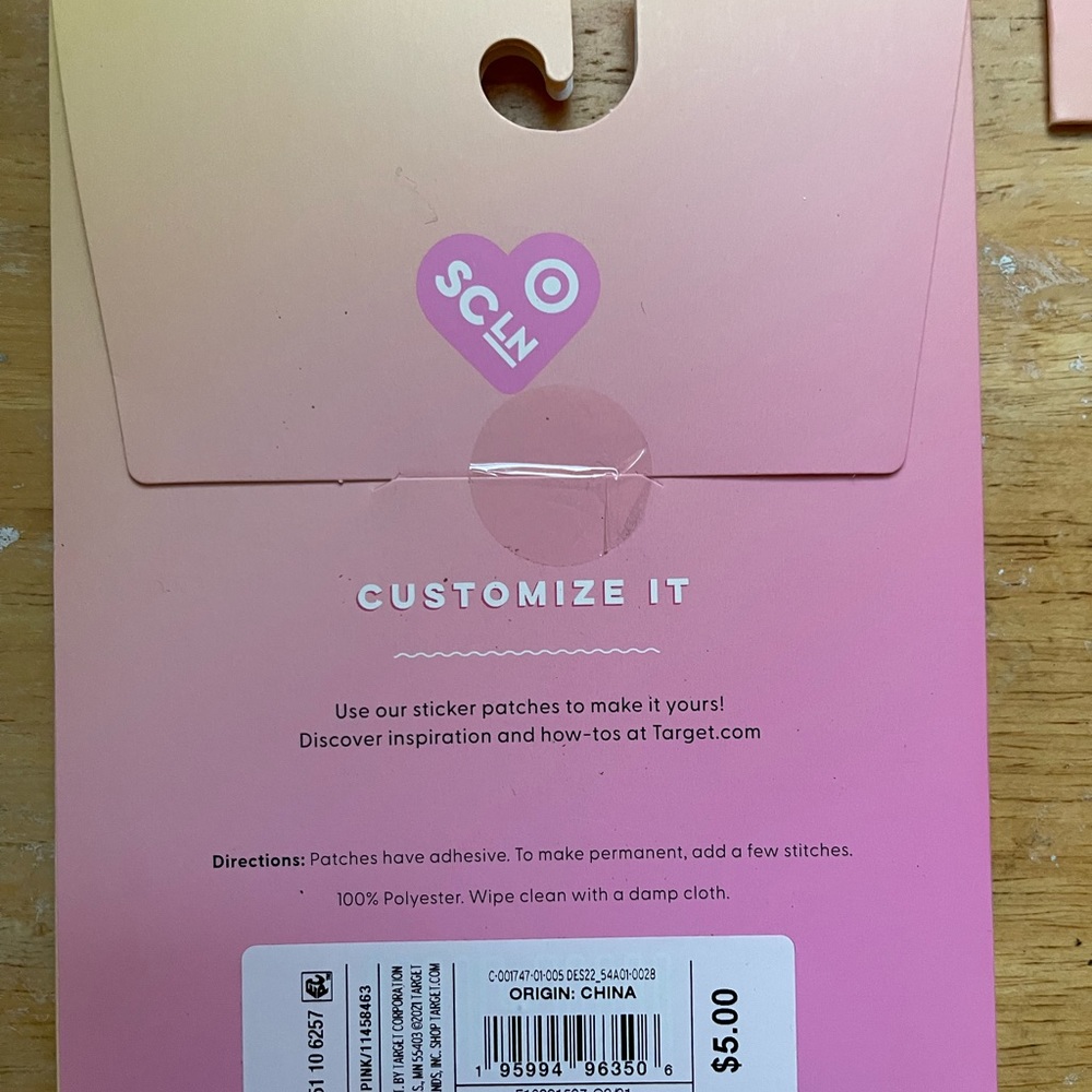 Stoney Clover Lane x Target T Varsity Sticker Patch - Picture 2 of 2